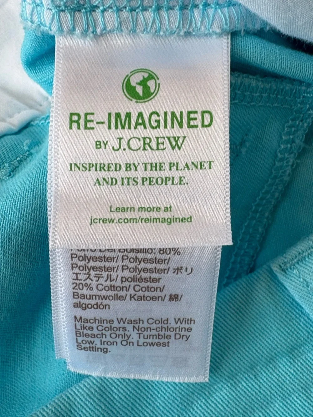 J. Crew Aqua Tailored Cotton Bermuda Shorts